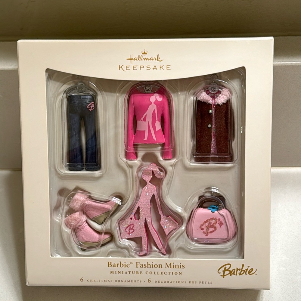 Barbie Fashion Mini Ornaments from Hallmark 2006